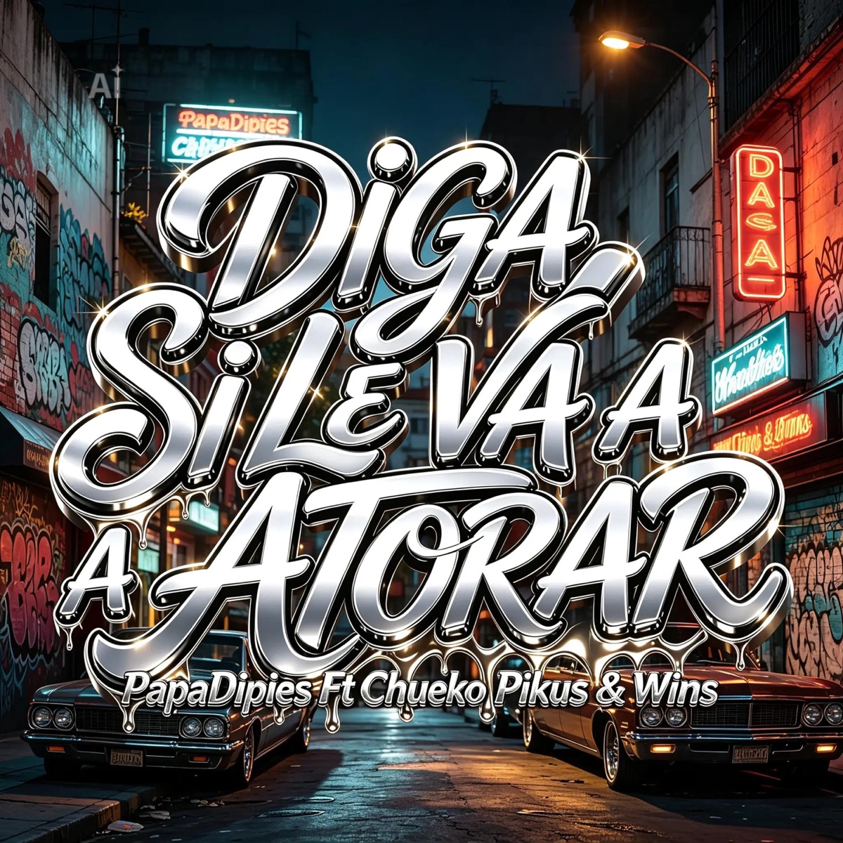 DIGA SI LE VA A ATORAR (feat. Pikus, Chueko Real Street & Wins) - Single by PapaDipies album cover