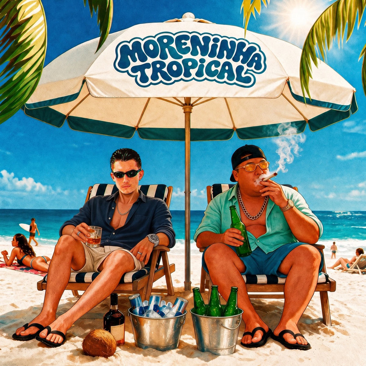 Moreninha Tropical - Single by Manzzy & $CAM album cover