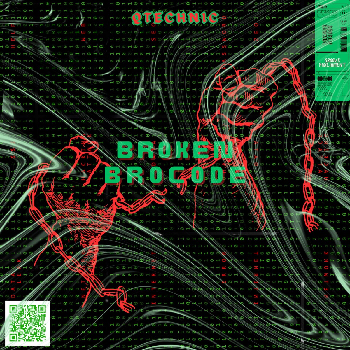 Broken BroCode - Single by Qtechnic album cover