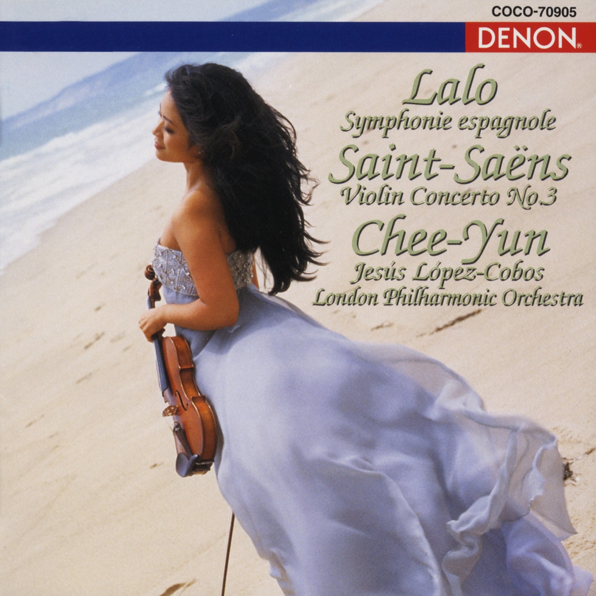 Lalo: Symphonie Espagnole - Saint-Saens: Violin Concerto No. 3 by Chee-Yun, Jesús López-Cobos & London Philharmonic Orchestra album cover