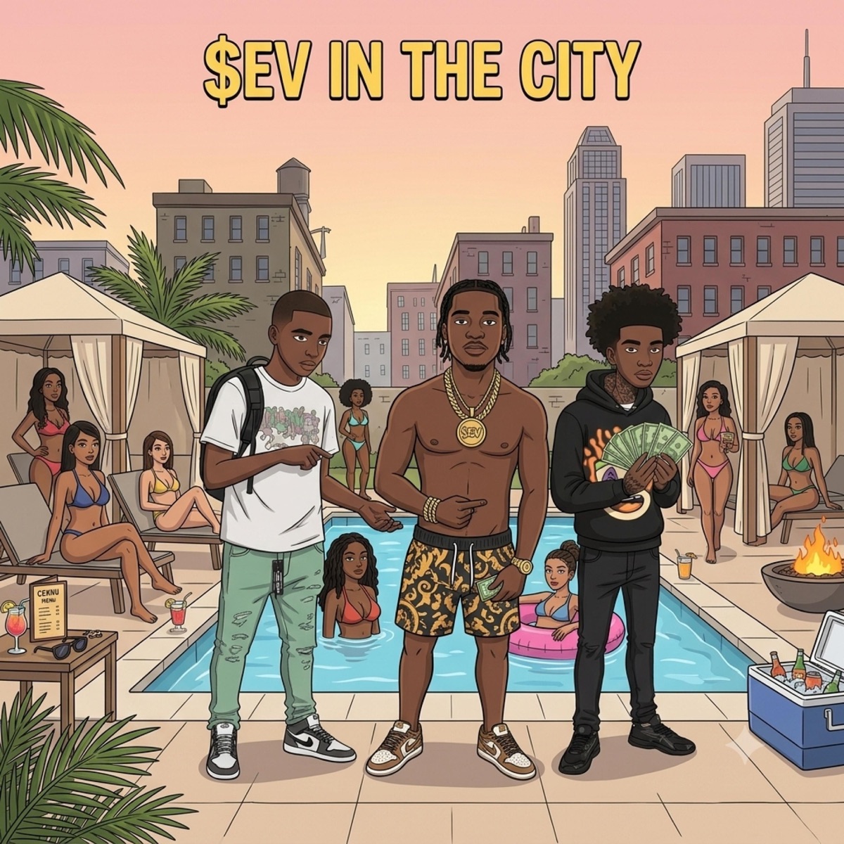 Heaven Sent (feat. Babyshotz & 887TrixxFn) - Single by $evyn album cover