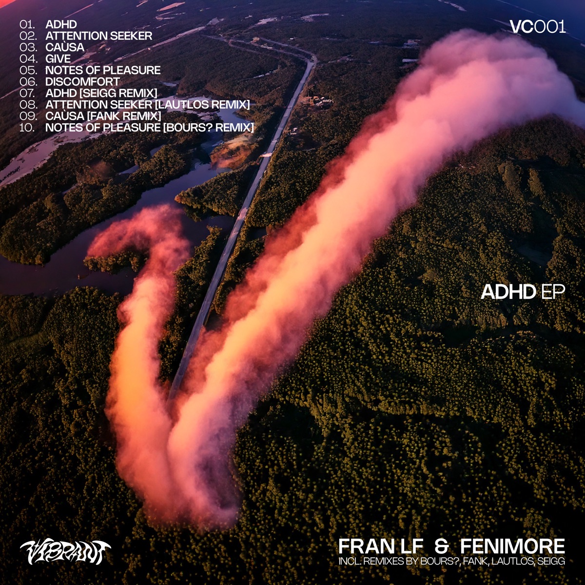 Adhd Ep (feat. Bours, FANK, Lautlos & Seigg) by Fran LF & FENIM0RE album cover