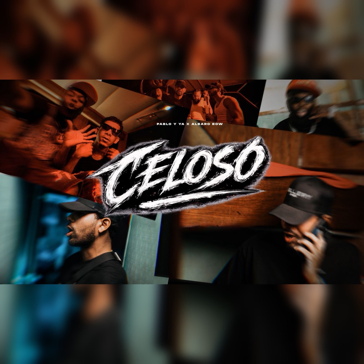 Celoso y punto - Single by PabloYya & Albaro Bow album cover