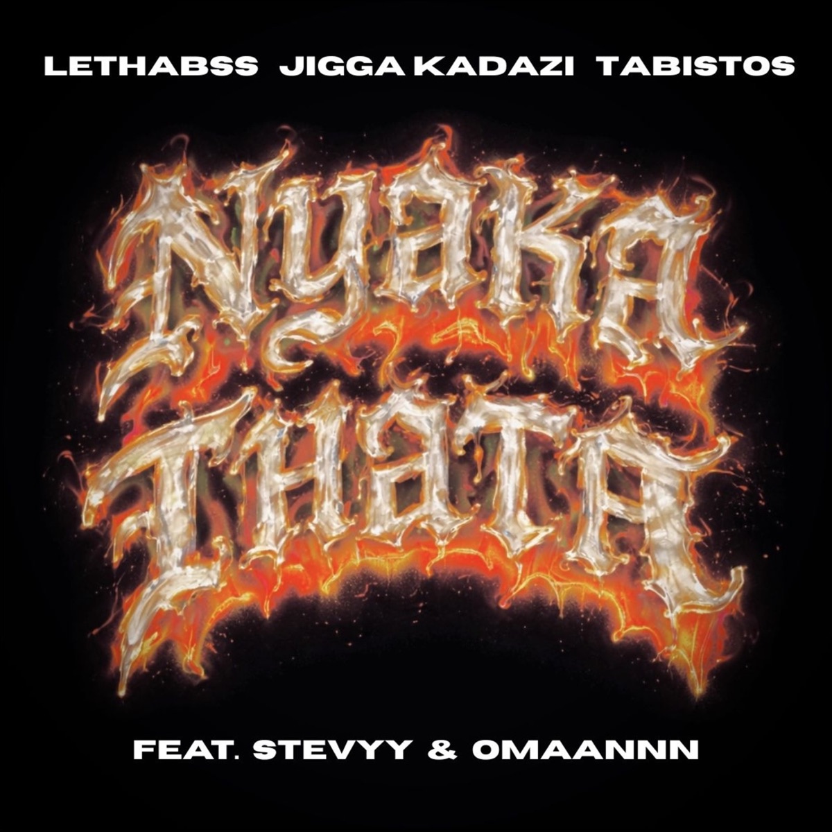 Nyaka Thata (feat. stevyy & Omaannn) - Single by Lethabss, TABISTOS & Jigga Kadazi album cover