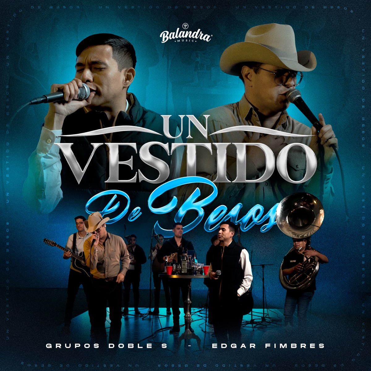 Un Vestido de Besos - Single by Grupo Doble S & Edgar Fimbres album cover
