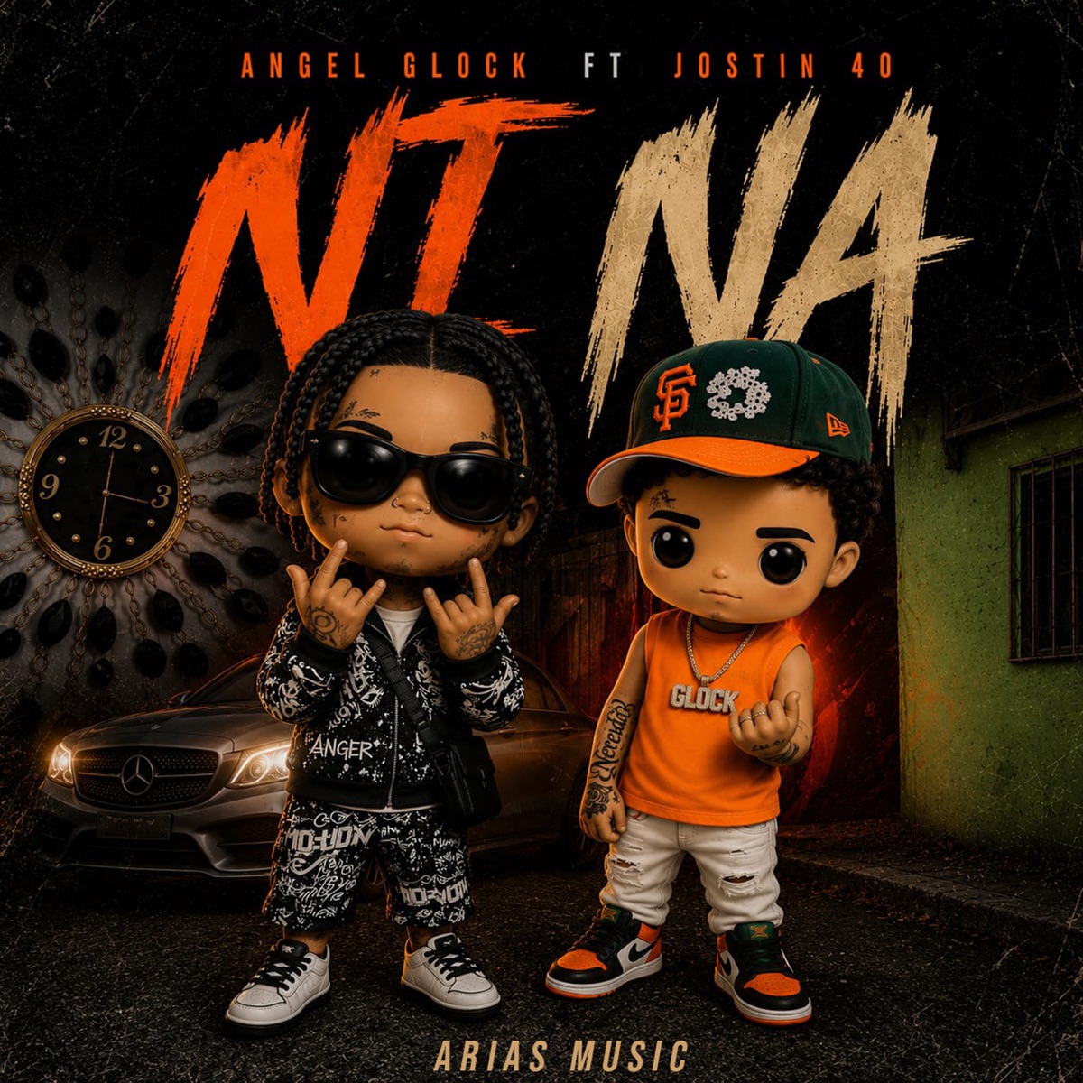 Ni Na (feat. Jostin 40) - Single by Arias Music & Angel Glock album cover