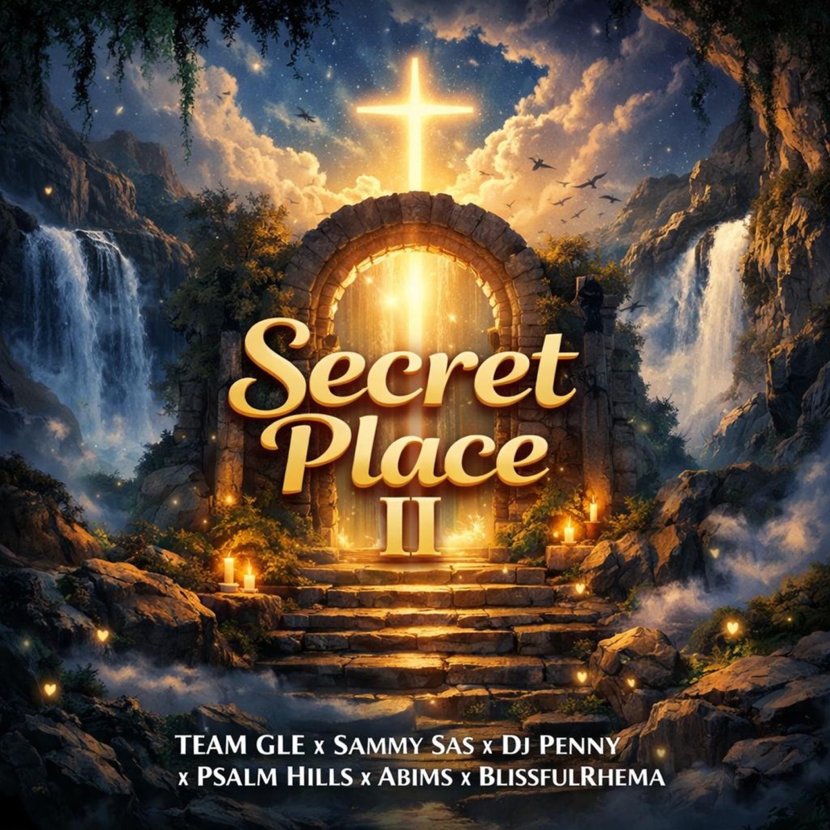 Secret Place 2 (feat. Abims & BlissfulRhema) - Single by Team GLE, Sammy Sas, Dj Penny & Psalm Hills album cover