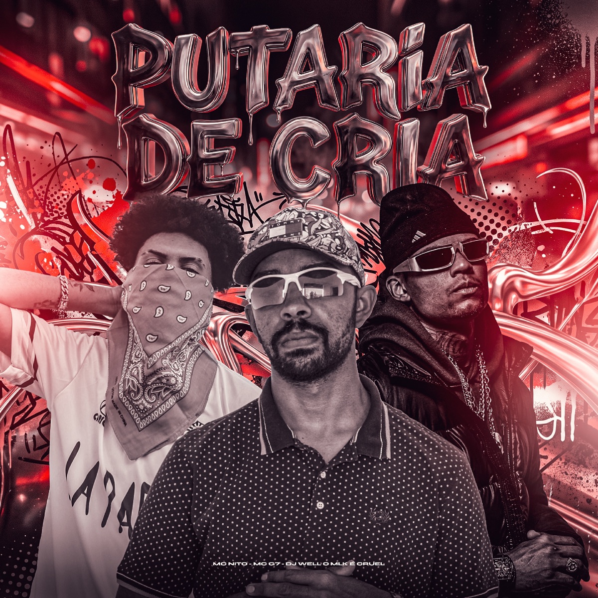 PUTARIA DE CRIA - Single by DJ Well o Mlk é Cruel, MC Nito & Mc G7 album cover