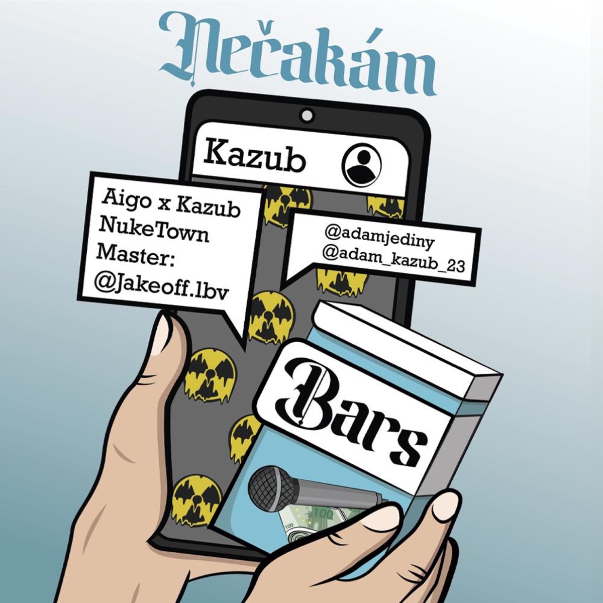 Nečakám (feat. AIGO & Adam Kazub) - Single by NukeTown album cover