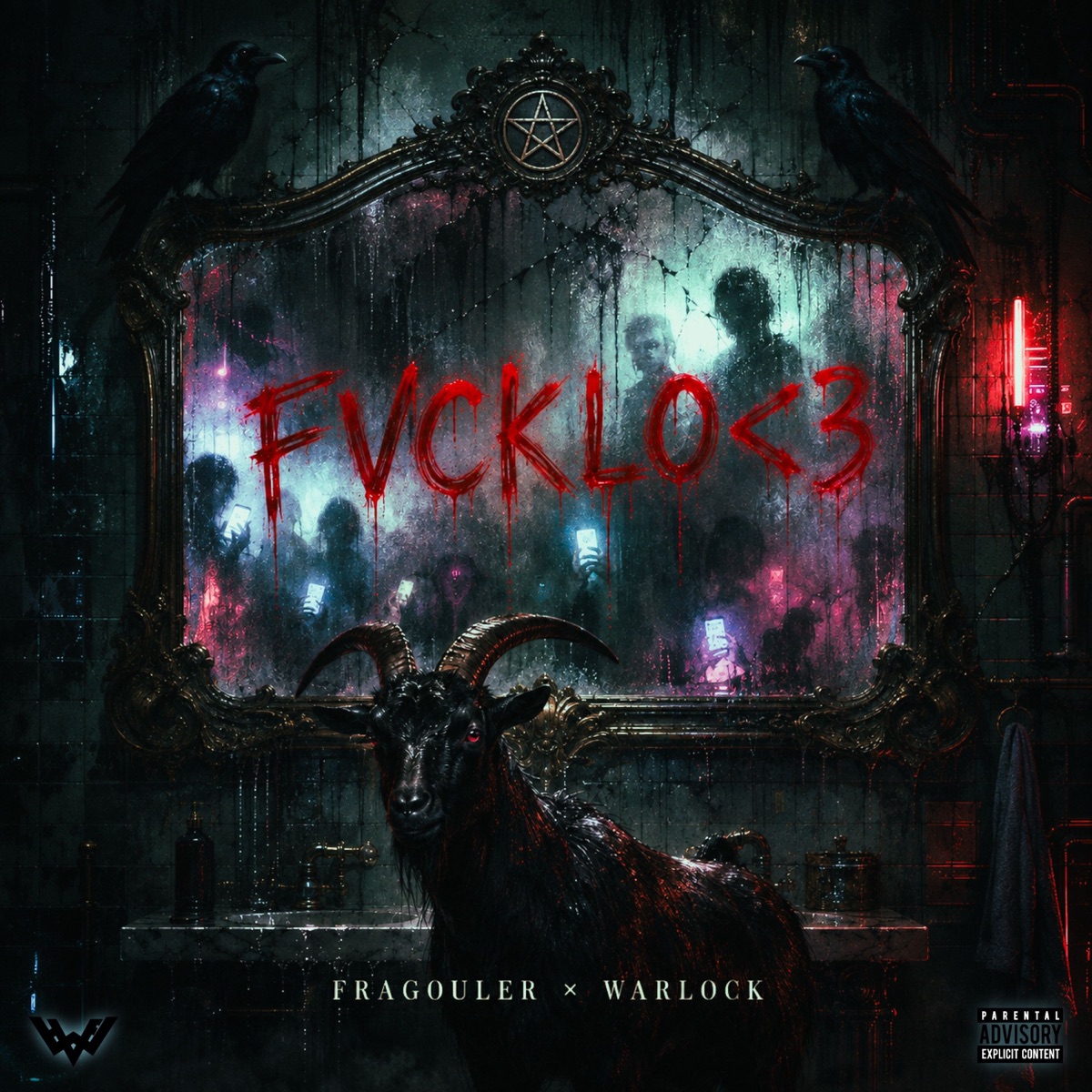 FVCK LO<3 by Fragouler & Warlock album cover