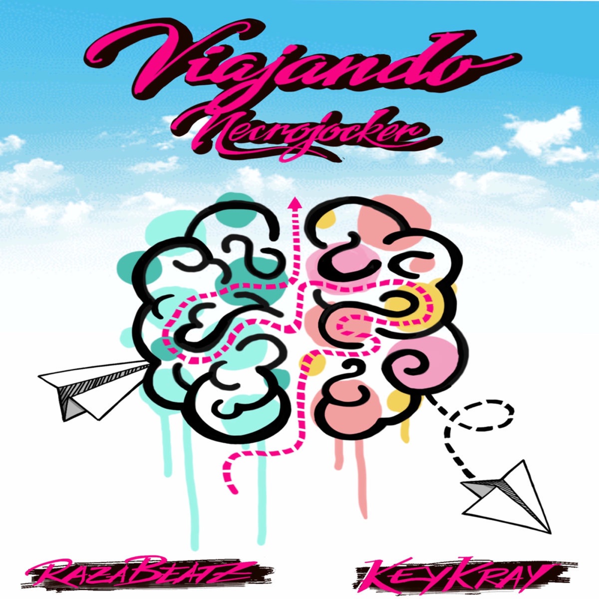 Viajando - Single by Necrojocker, KeyKray & Raza Beatz album cover