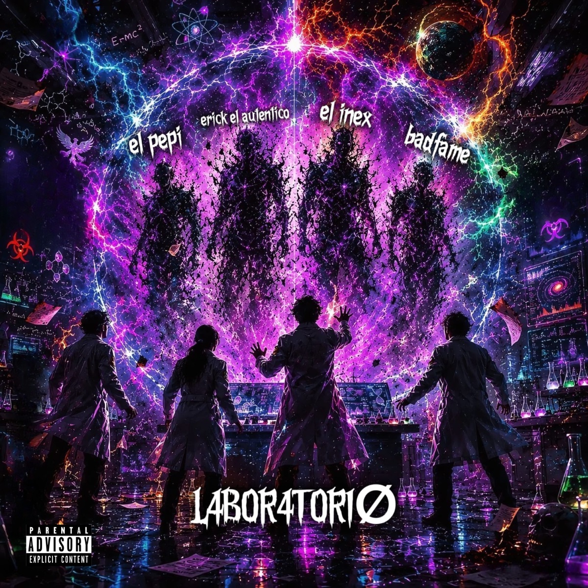 Laboratorio (feat. El inex, EL PEPI & Badfame) - Single by Erick El Autentico album cover