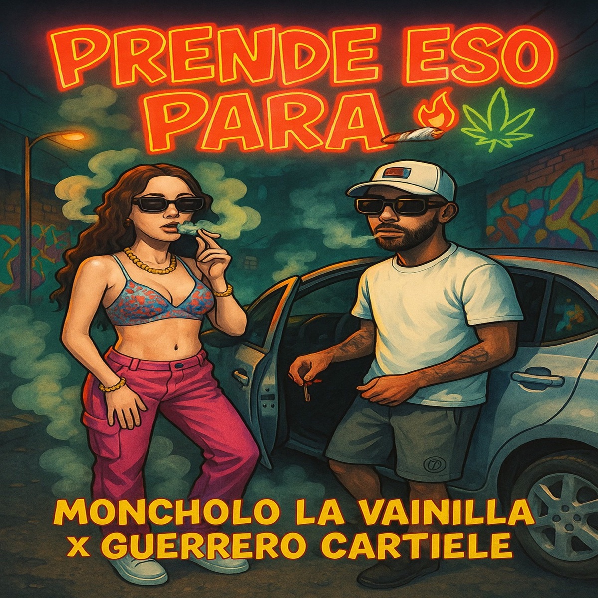 Prende Eso Para - Single by Moncholo La Vainilla & Guerrero Cartiele album cover