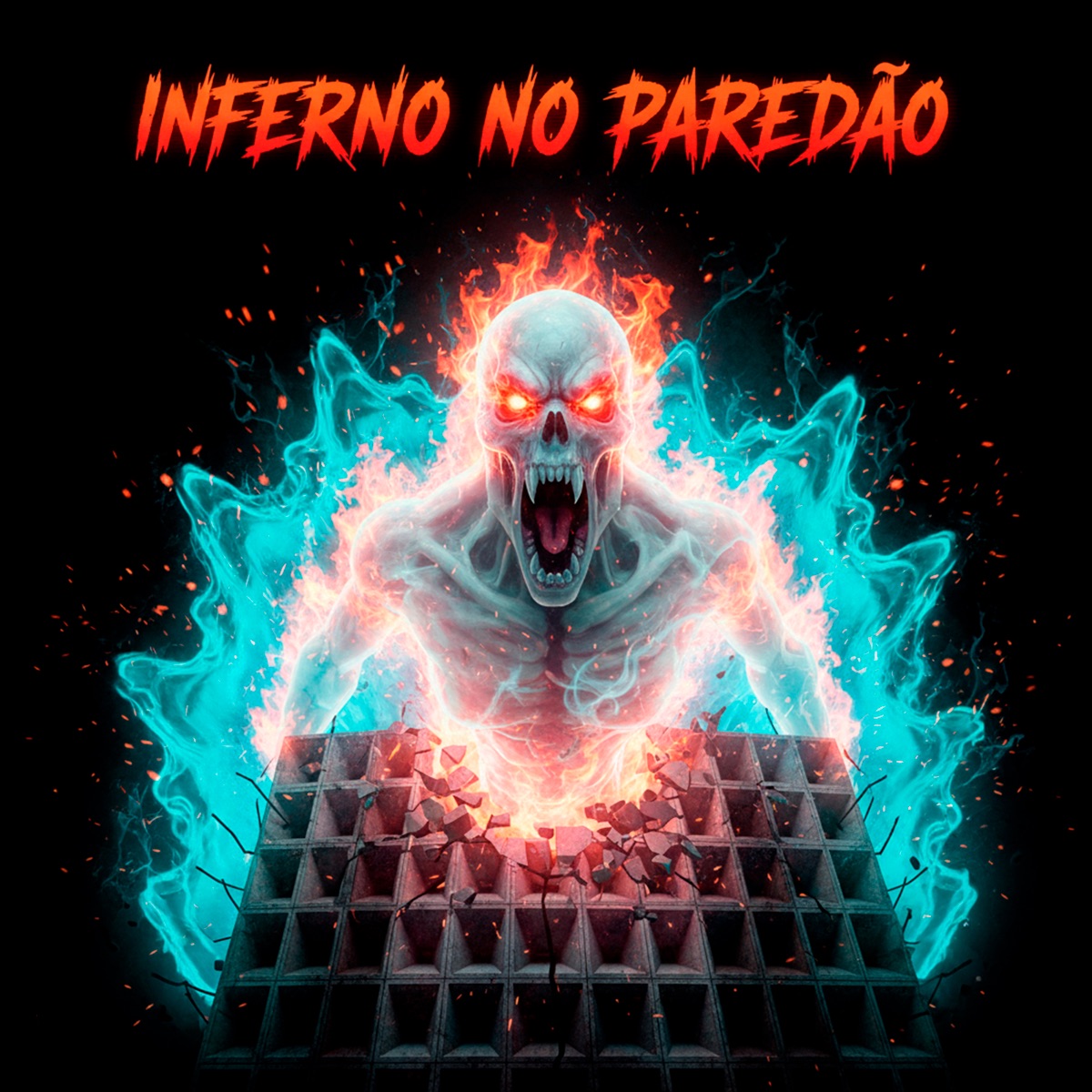 Inferno no Paredão - Single by Krushfunk, dafuk & DJ KVNXD album cover