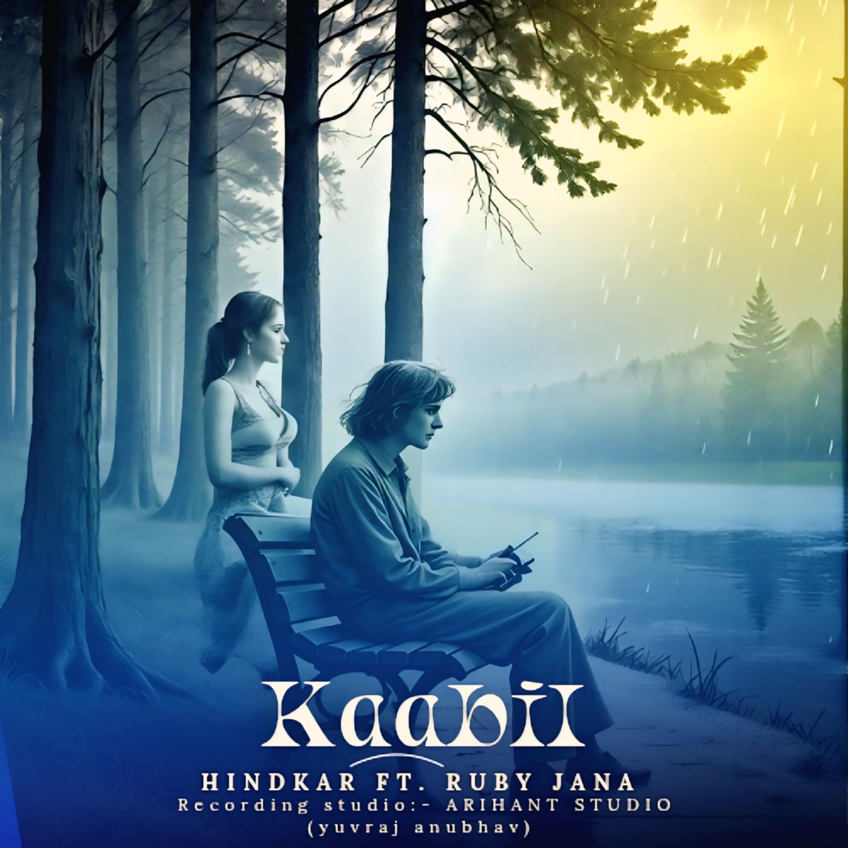 Kaabil (feat. Ruby jana) - Single by Hindkar album cover