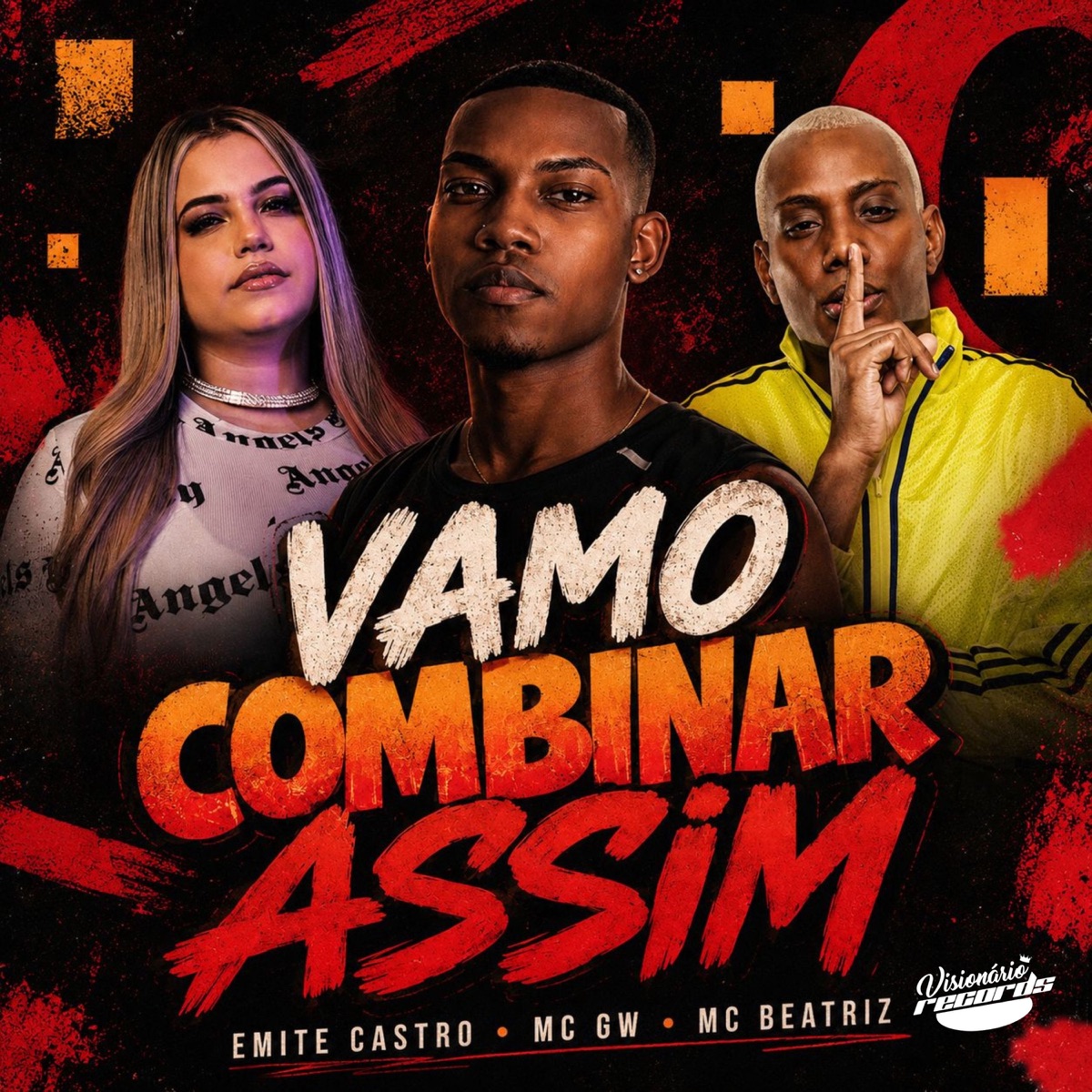 VAMO COMBINAR ASSIM - Single by Emite Castro, MC BEATRIZ & Mc Gw album cover