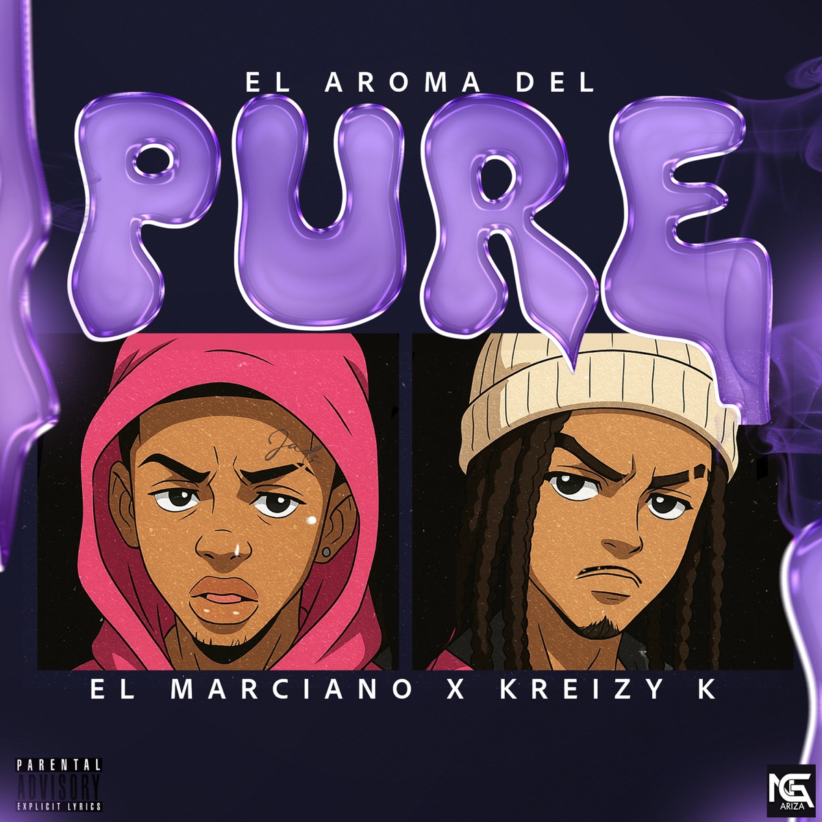 El Aroma del Pure - Single by Kreizy k, El Marciano & Ng Ariza album cover