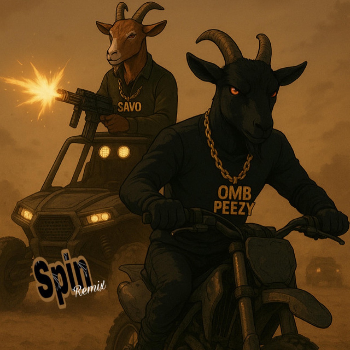 Spin 2.0 - Single by BaeBae Savo & OMB Peezy album cover