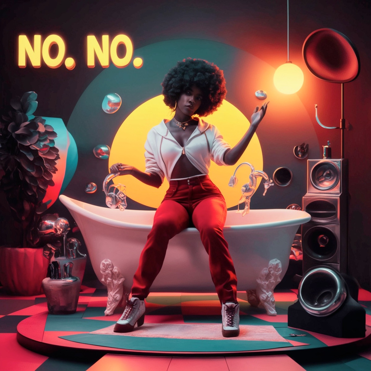 No, No - Single by Velho Shaka & DJ Leonardo Rafael album cover