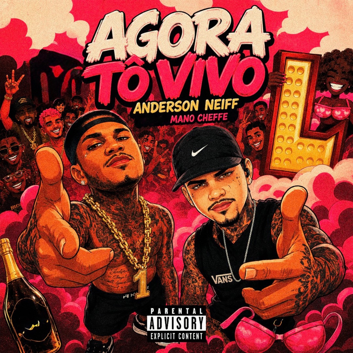 Agora Tô Vivo - Single by Anderson Neiff & Mano Cheffe album cover