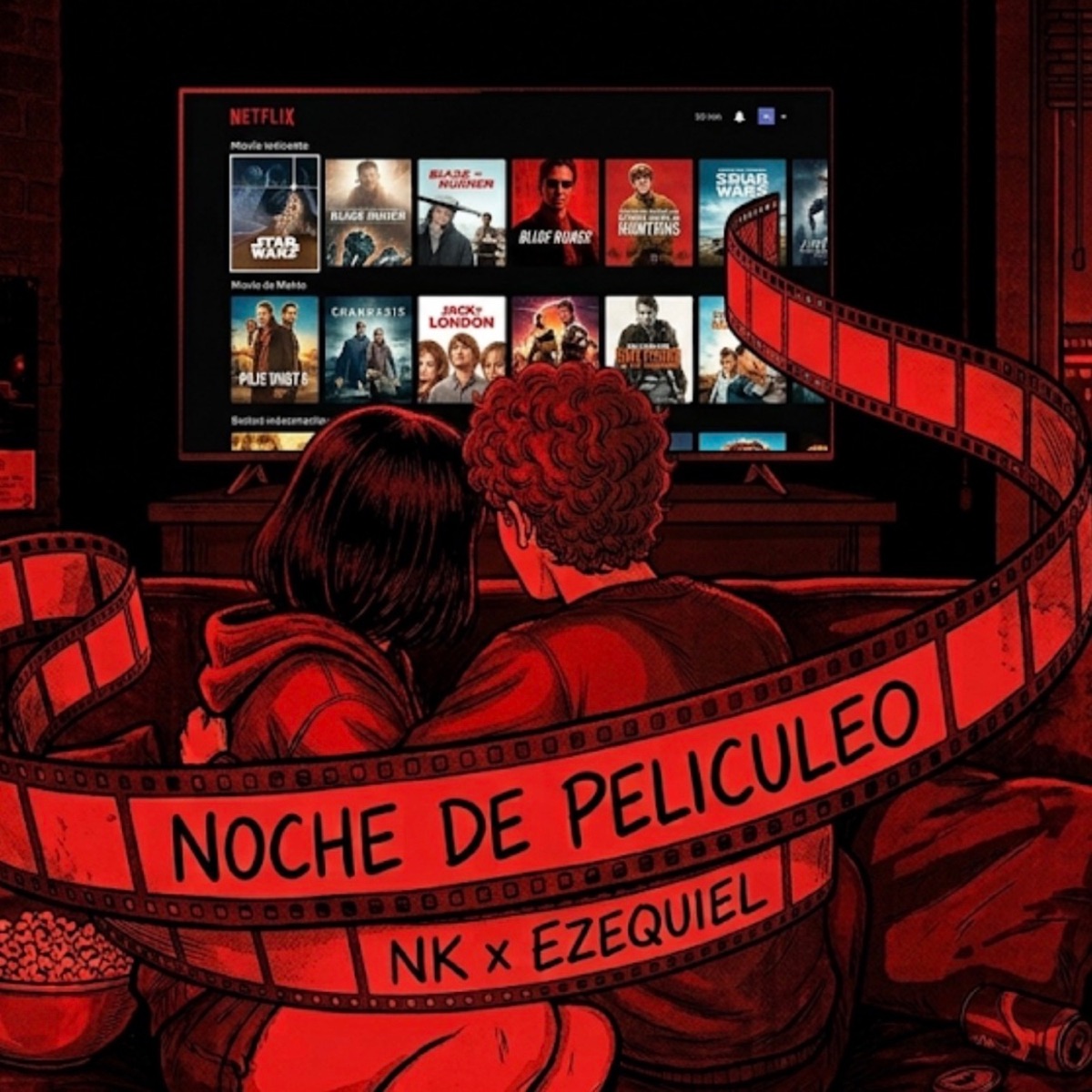 Noche de Peliculeo - Single by NK & ezequiel album cover