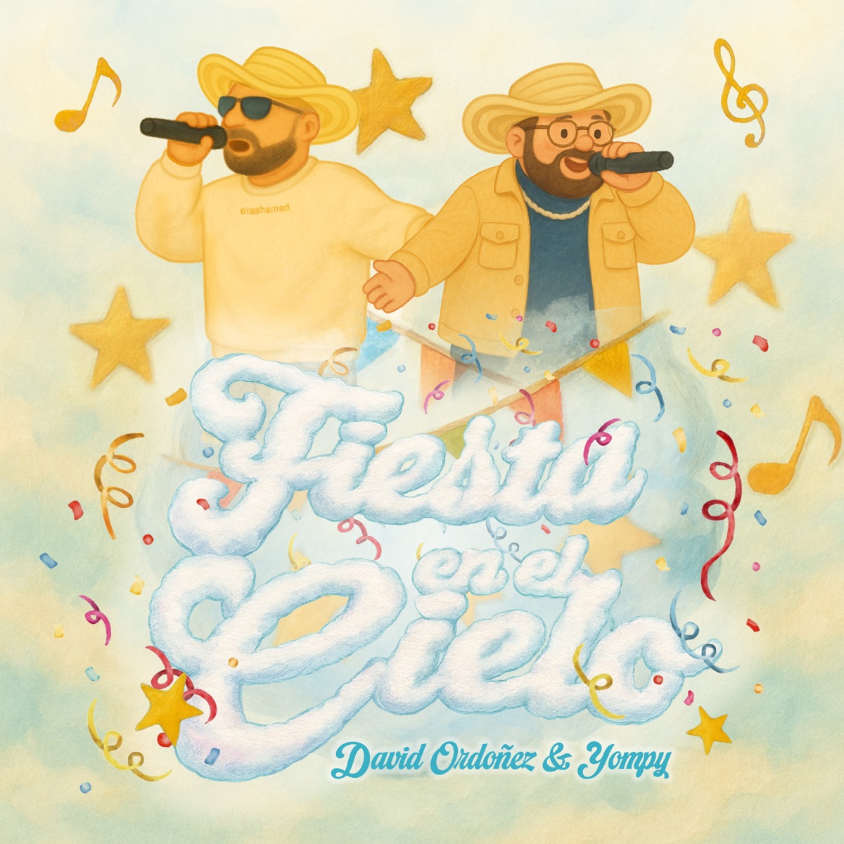 Fiesta En El Cielo - Single by Yompy & David Ordoñez album cover