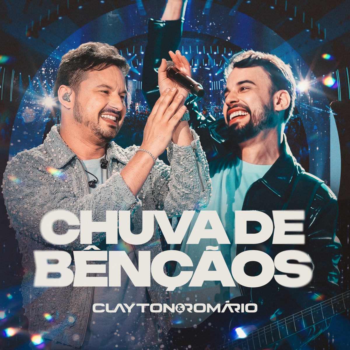 Chuva de Bençãos (Ao Vivo) - Single by Clayton & Romário album cover