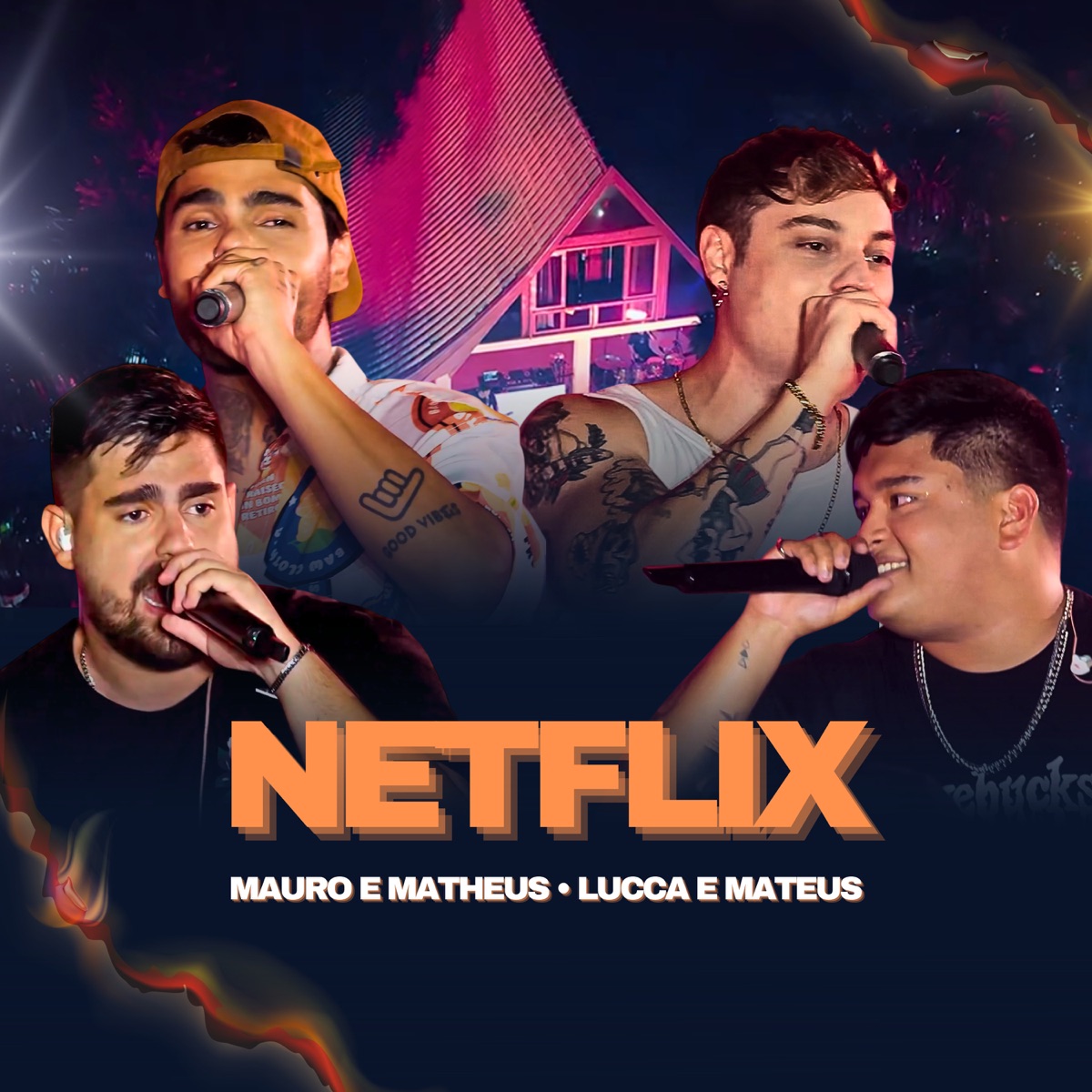 Netflix (Live) - Single by Mauro & Matheus & Lucca e Mateus album cover