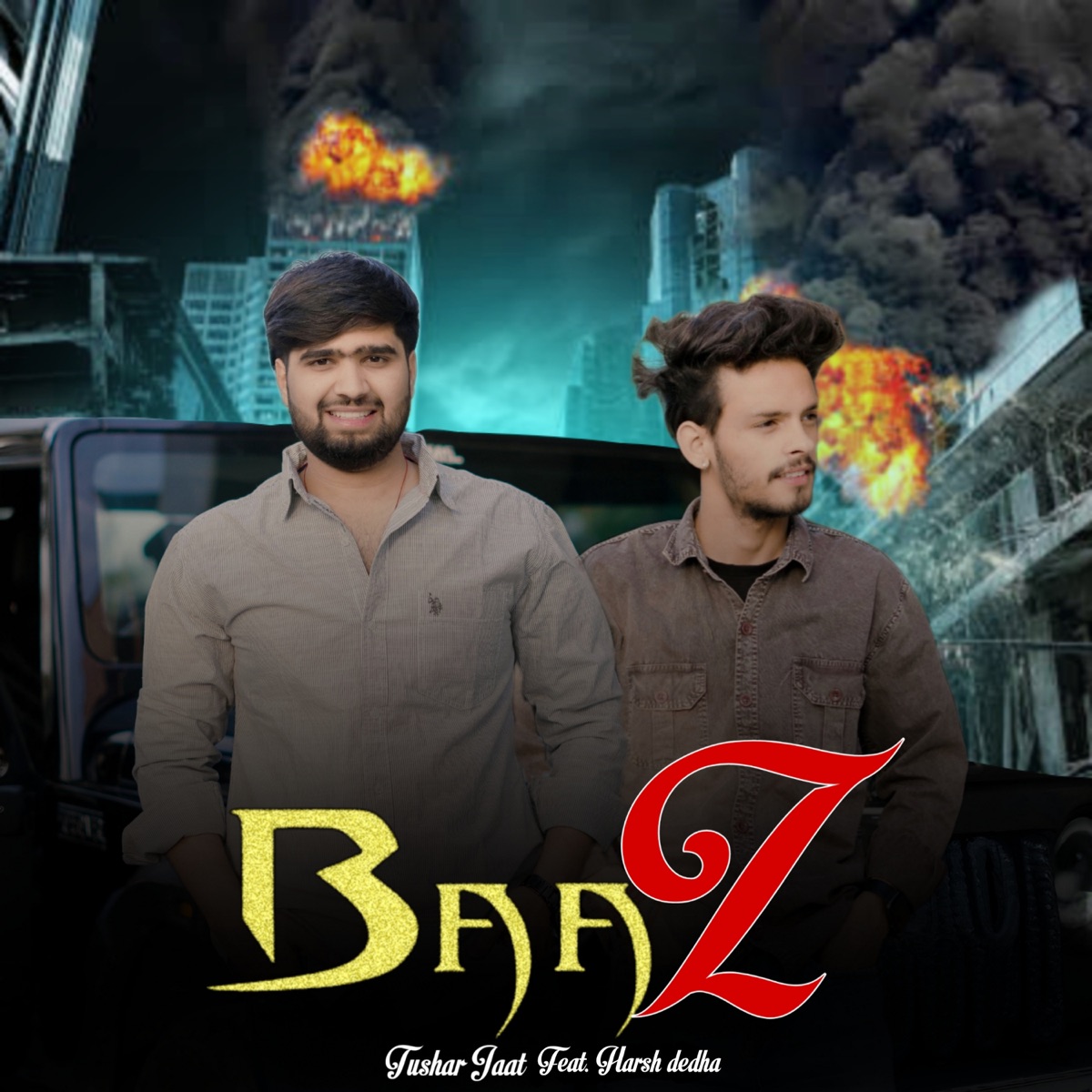 Baaz (feat. Harsh Dedha) - Single by Tushar Jaat, Rahul MTR & Harendra Nagar album cover