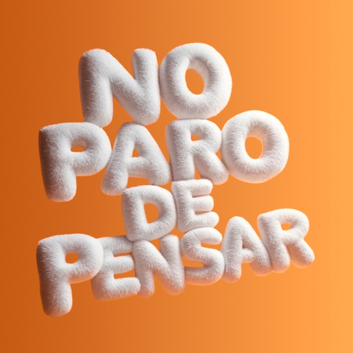 No Paro de Pensar - Single by Jedany album cover