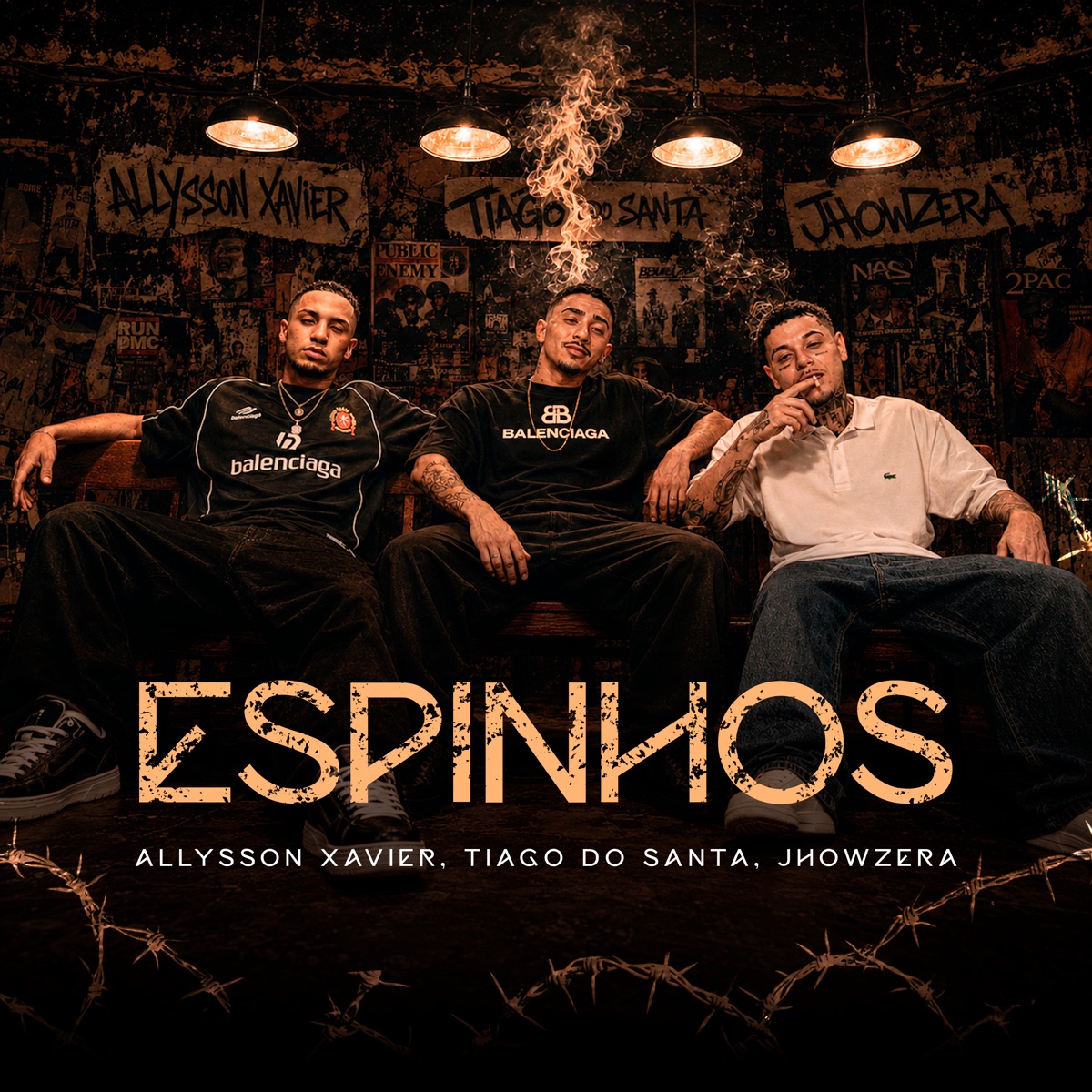 Espinhos (feat. MC Jhowzera) - Single by Allysson Xavier & Tiago do Santa album cover