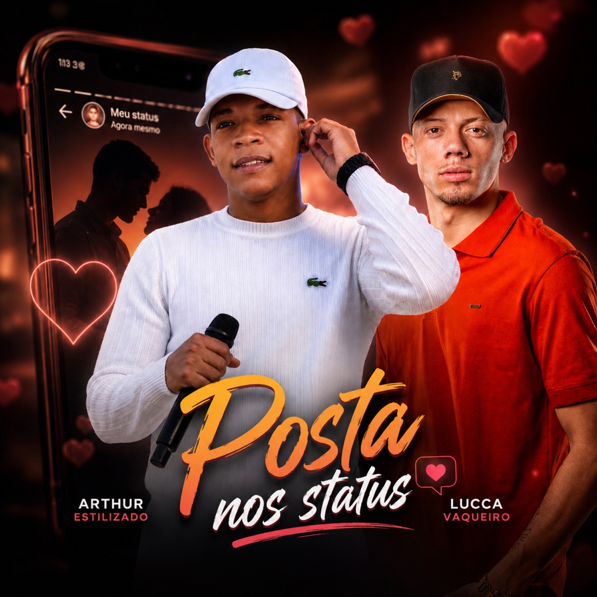 Posta nos Status - Single by Arthur Estilizado & Lucca Vaqueiro album cover