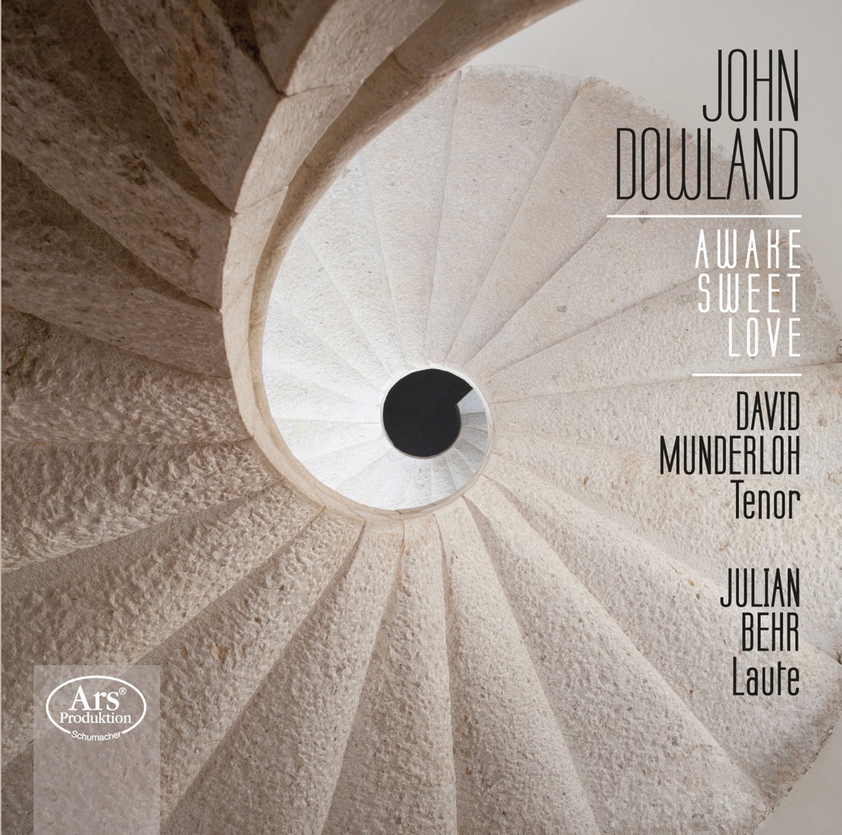 Dowland: Awake Sweet Love by David Munderloh & Julian Behr album cover