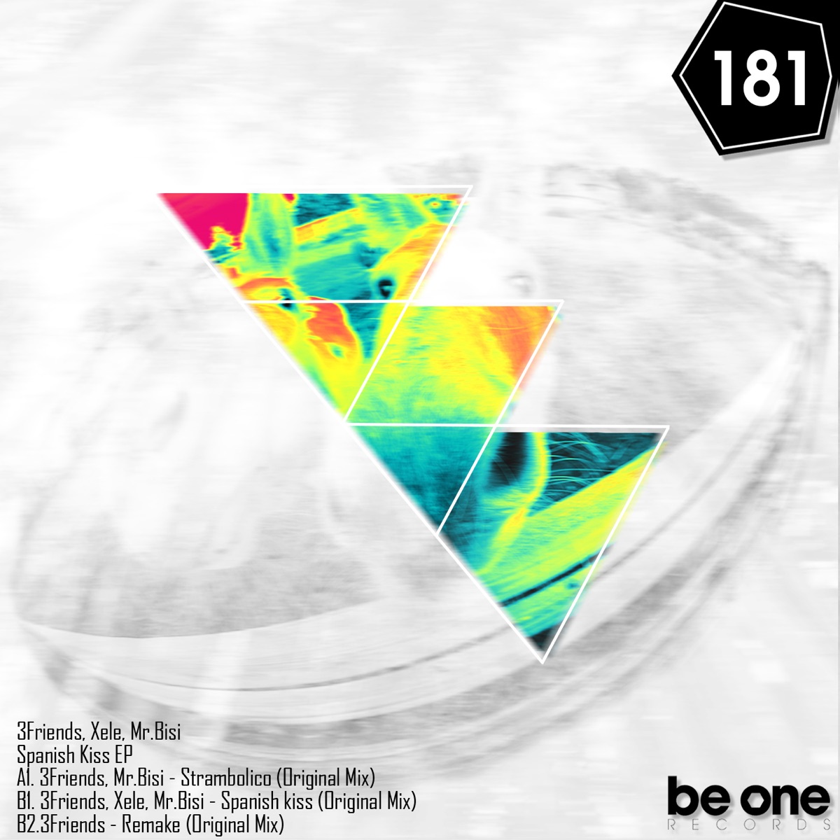 Spanish Kiss EP by 3Friends, Mr.Bisi & Xele album cover