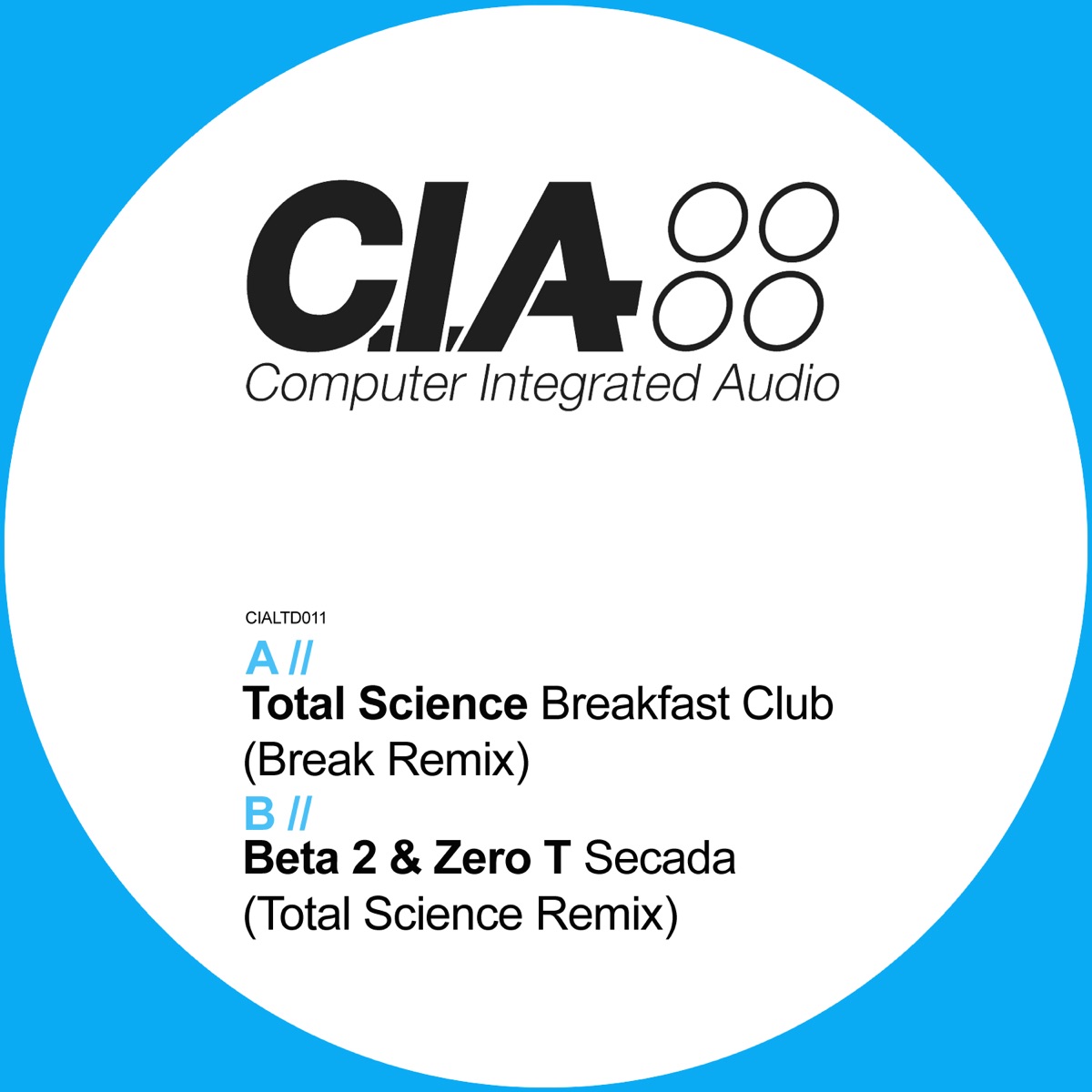 Breakfast Club (Break Remix) / Secada (Total Science Remix) by Total Science, Beta 2 & Zero T album cover