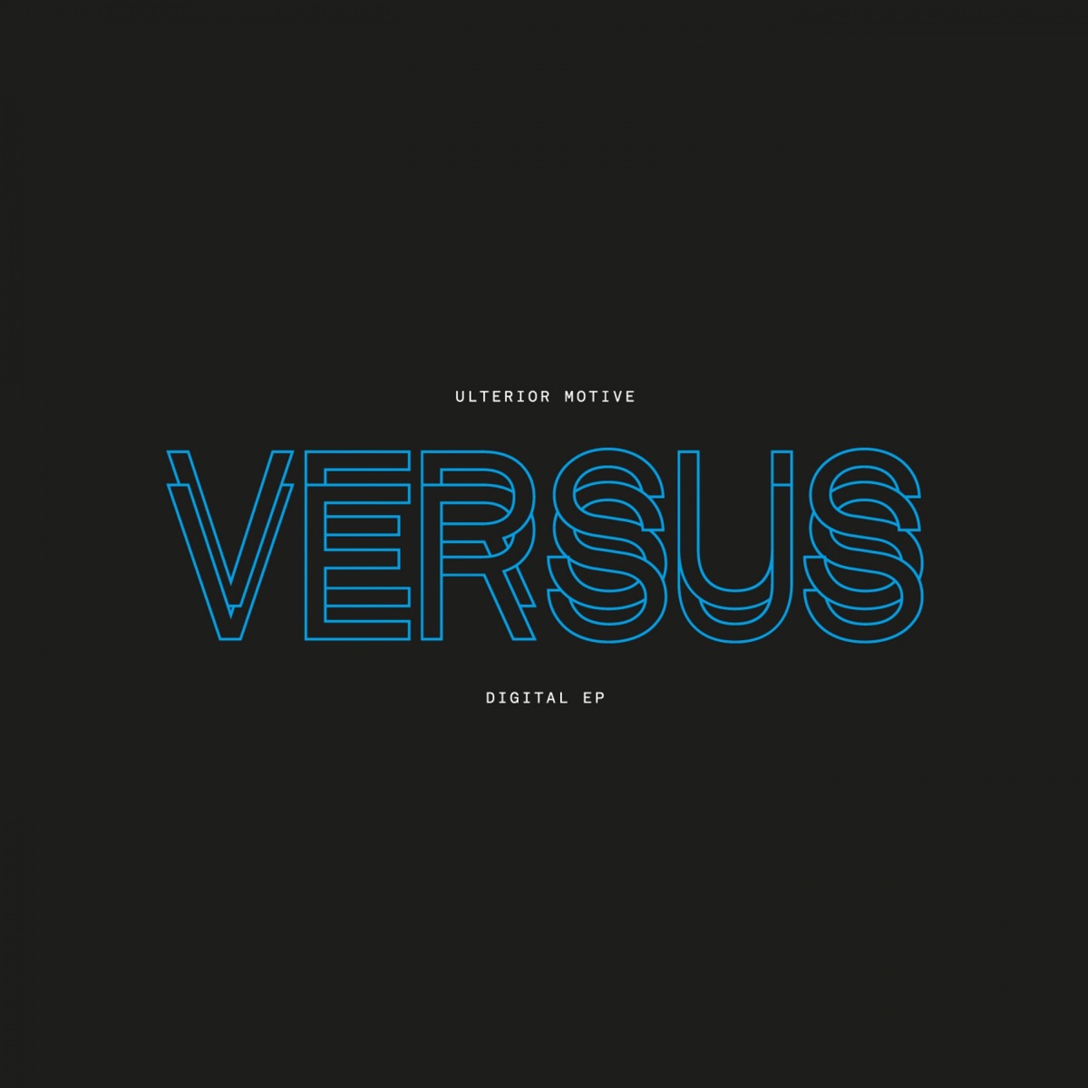Ulterior Motive Versus - EP by Lenzman, Ulterior Motive, Hybris, FD & Krakota album cover