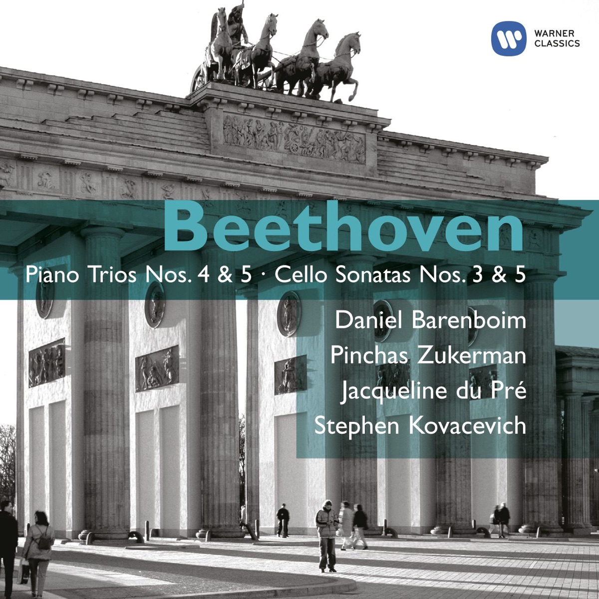 Beethoven: Piano Trios Nos. 4 & 5 - Cello Sonatas Nos. 3 & 5 by Daniel Barenboim, Jacqueline du Pré, Pinchas Zukerman & Stephen Kovacevich album cover