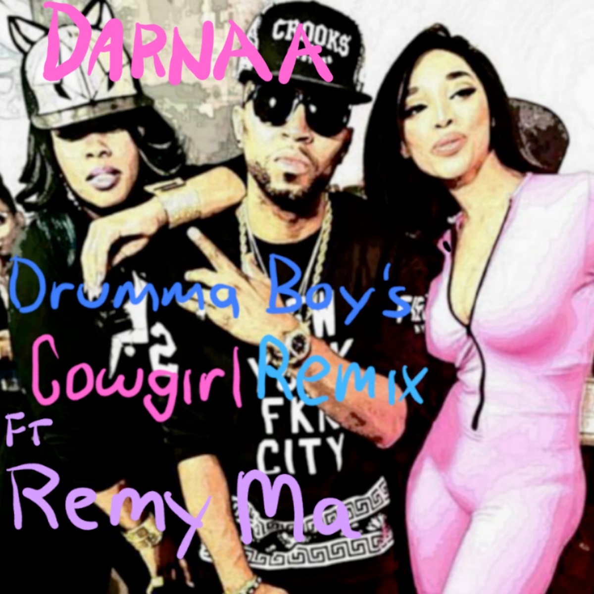 Cowgirl (Remix) [feat. Remy Ma & Drumma Boy] - Single by Darnaa album cover