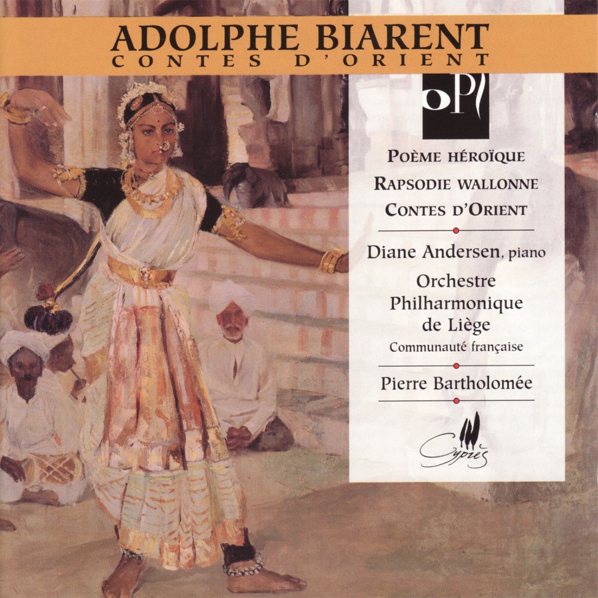 Biarent: Contes D'Orient by Diane Andersen, Orchestre Philharmonique de Liège & Pierre Bartholomée album cover