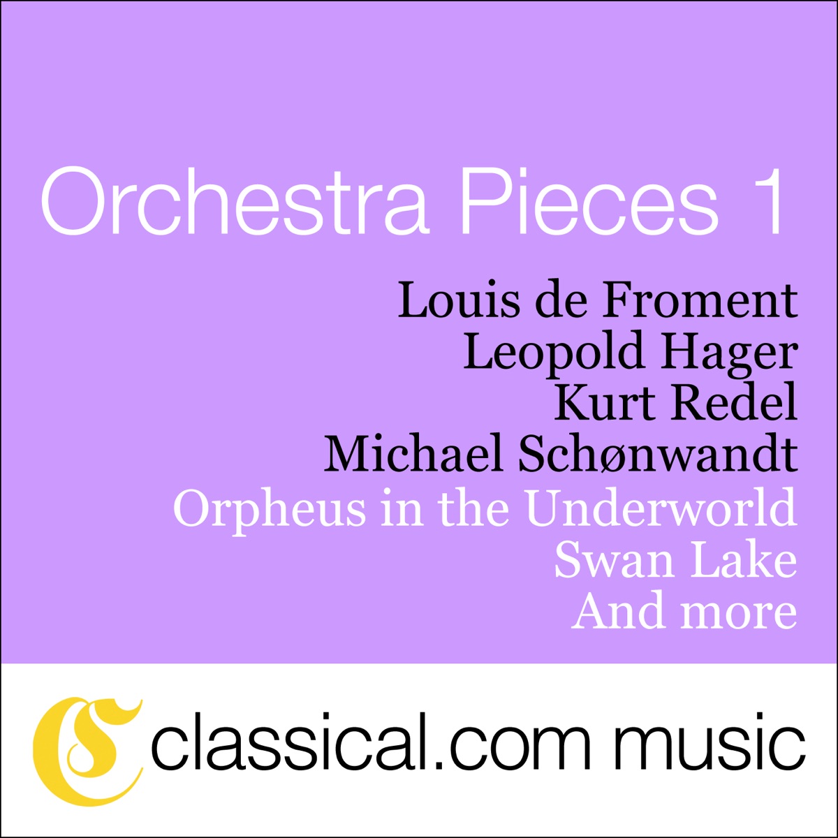 Johann Sebastian Bach, Orchestral Suite No. 3 In D, BWV 1068 by Orchestre Symphonique de Radio-Télé-Luxembourg & Louis de Froment album cover