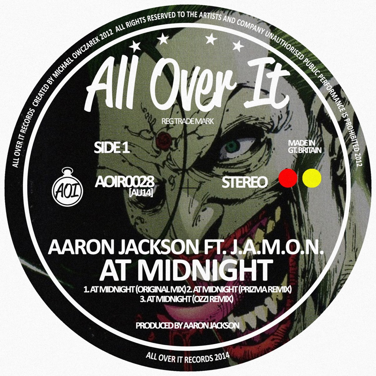 At Midnight (feat. J.A.M.O.N.) - Single by Aaron Jackson album cover