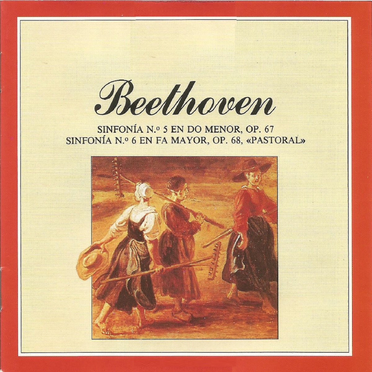 Beethoven - Sinfonía No. 5, No. 6 by Orquesta Filarmonica Checa & Paul Kletzki album cover