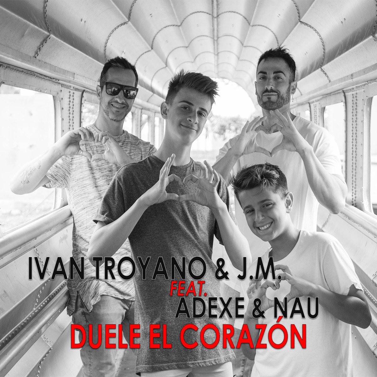 Duele El Corazón (feat. Adexe & Nau) - Single by Iván Troyano & Jm album cover