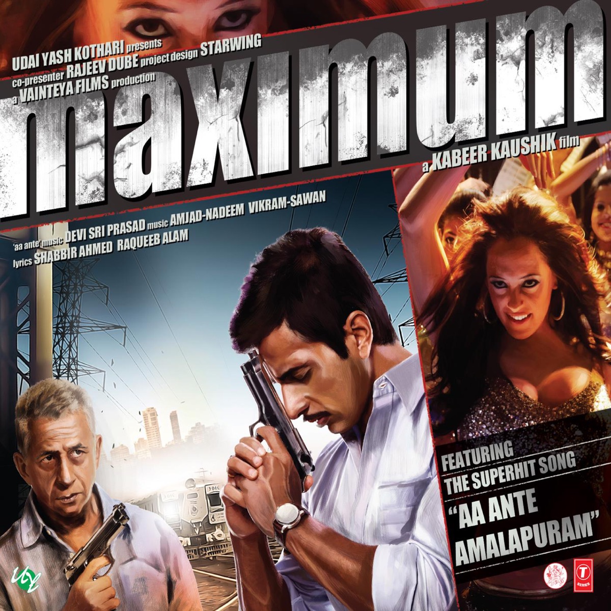 Maximum (Original Motion Picture Soundtrack) - EP by Devi Sri Prasad, Wali Hamid Ali, Kamran, Saaji, Amjad-Nadeem, Vikram-Sawan & Daniel B.George album cover