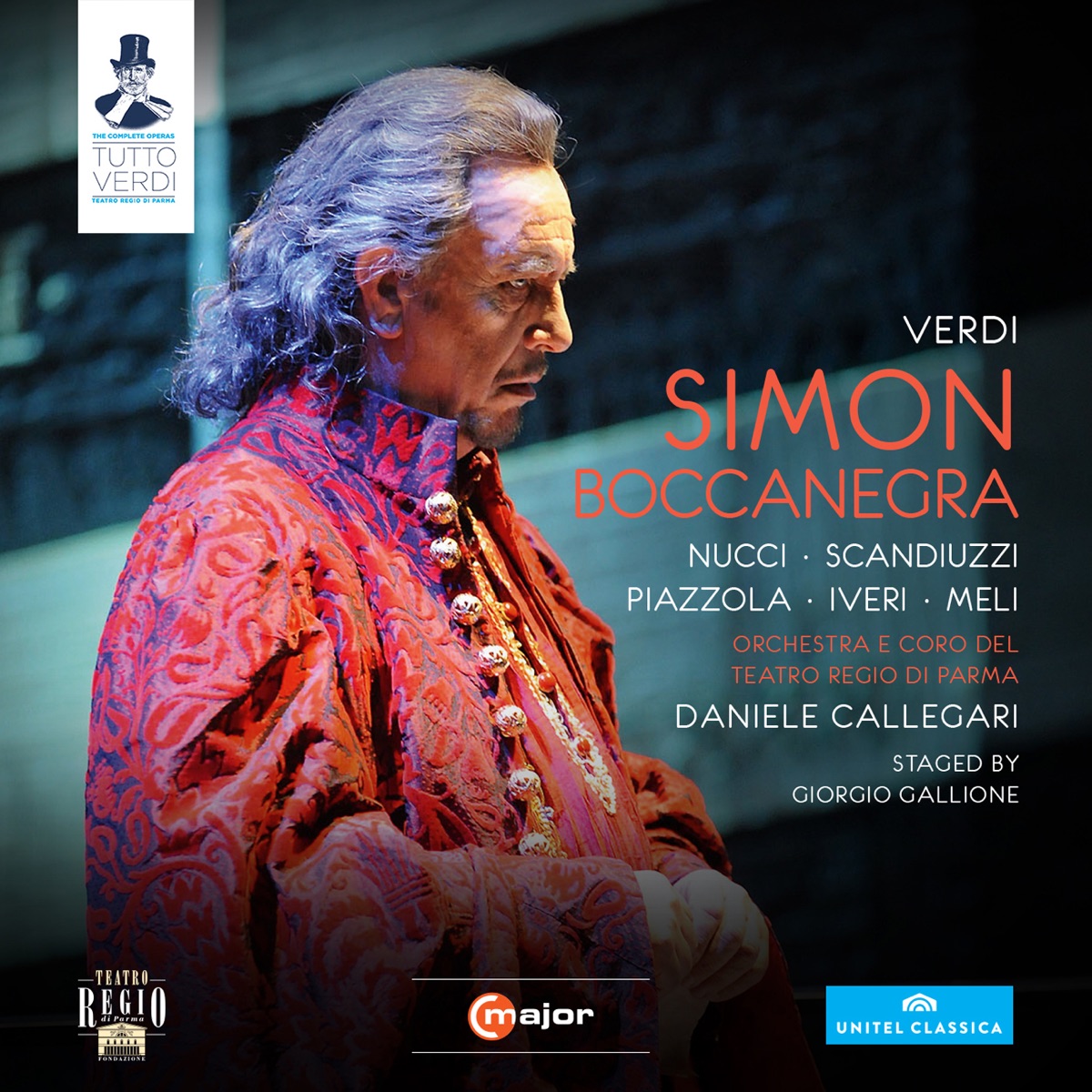 Verdi: Simon Boccanegra by Leo Nucci, Roberto Scandiuzzi, Simone Piazzola, Tamar Iveri, Francesco Meli & Daniele Callegari album cover