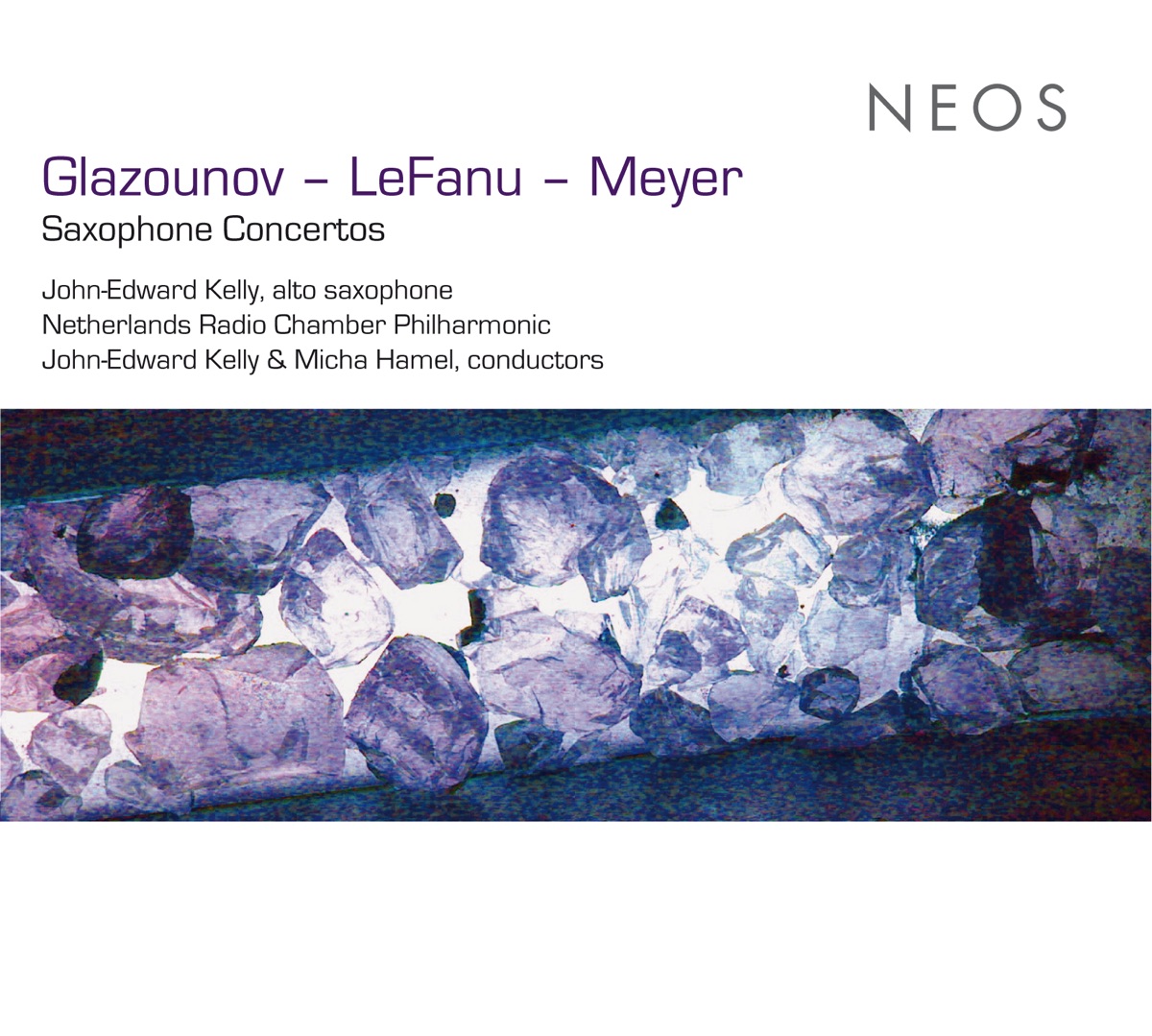 Glazunov, LeFanu & Meyer: Alto Saxophone Concertos by John-Edward Kelly album cover