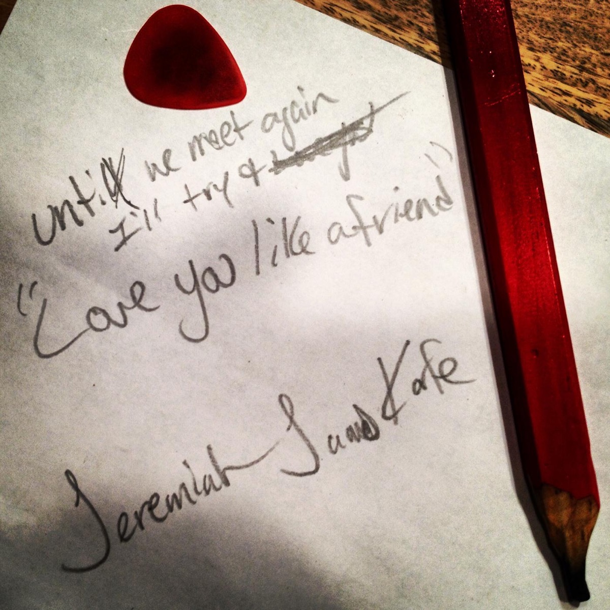 Love You Like a Friend - Single by Jeremiah James Korfe album cover