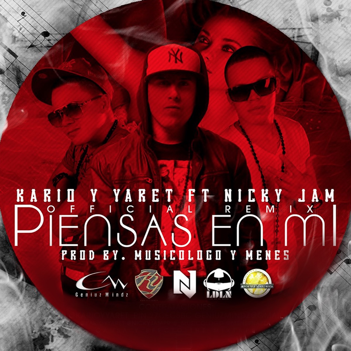 Piensas En Mi (feat. Nicky Jam) - Single by Kario Y Yaret album cover