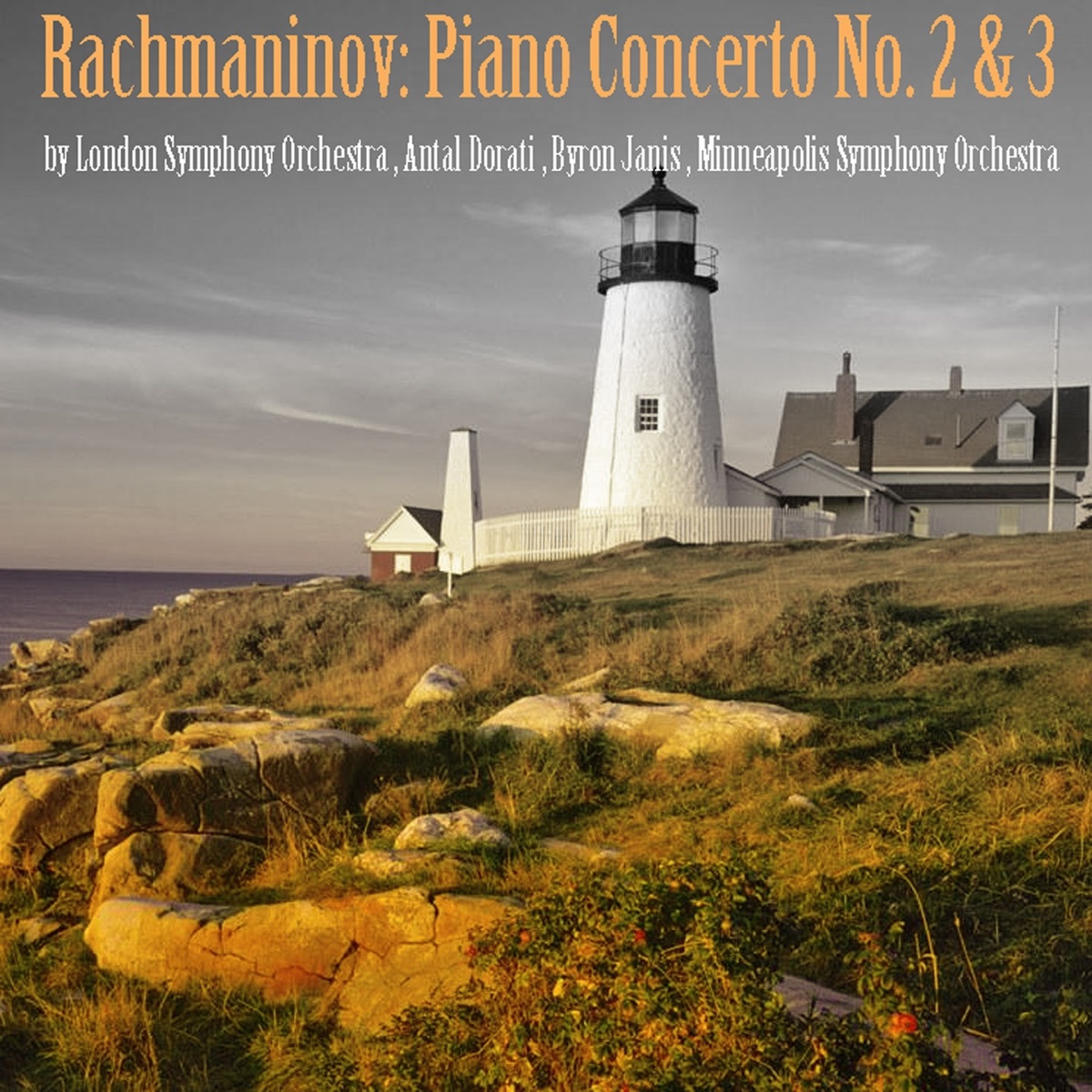 Rachmaninoff: Piano Concerto Nos. 2 & 3 by London Symphony Orchestra, Byron Janis & Minneapolis Symphony Orchestra album cover