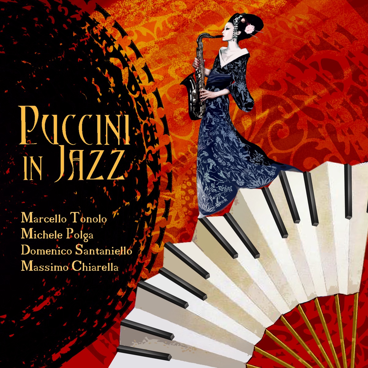 Puccini in Jazz by Marcello Tonolo, Michele Polga, Domenico Santaniello & Massimo Chiarella album cover
